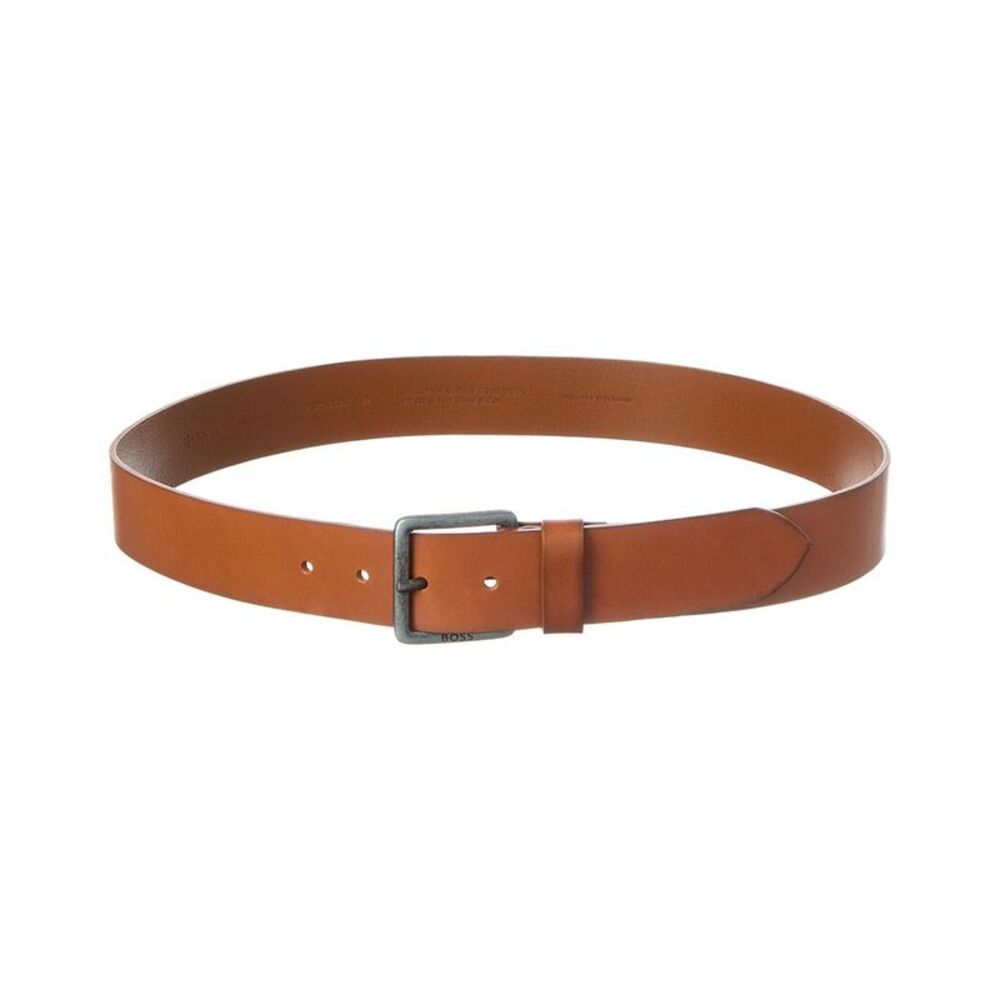 Hugo Boss Jeeko Leather Belt, Brown